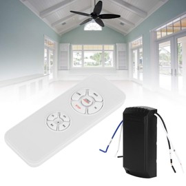 Ceiling Fan Remote Control Kit, Universal Radio Remote Control and Receiver Kits with Timer Switch for Ceiling Fan Lamp