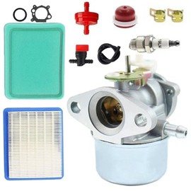 214661 Carburetor Compatible With Briggs And Stratton Nikki 214661 499059 497586 792253 On 5HP 6HP 6.5HP 6.7HP Craftsman Pressure Washer