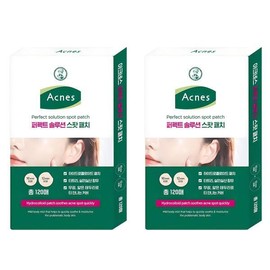 Acnes 아크네스 퍼펙트 솔루션 스팟 패치 120개입 x 2개 Acnes Perfect Solution Spot Patch 120ea x 2 [120 pieces x 2]
