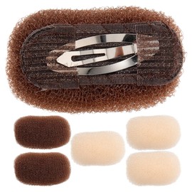 minkissy Pack of 6 Volume Hair Base Inserts Bump It Up Hair Pads Women Hair Clips Hair Base Clips Hair Volume Clips Bun Updo Hair Bun Maker Hair Accessories For