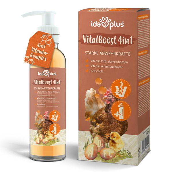 Ida Plus Chicken Vitamin 4-in-1, 200 ml - Vitamin Concentrate