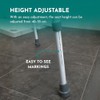 Fully Adjustable Toilet Frame with Seat – Raised Toilet Seat