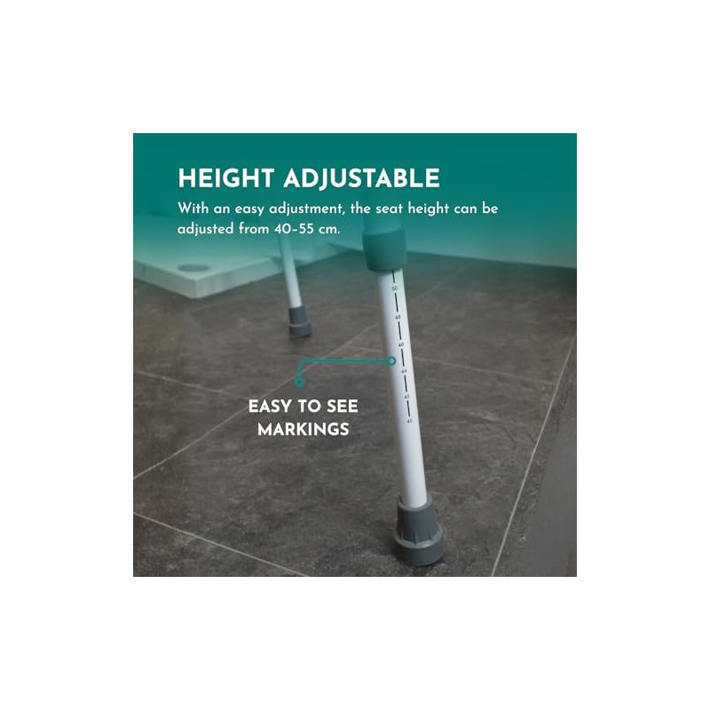 Fully Adjustable Toilet Frame with Seat – Raised Toilet Seat