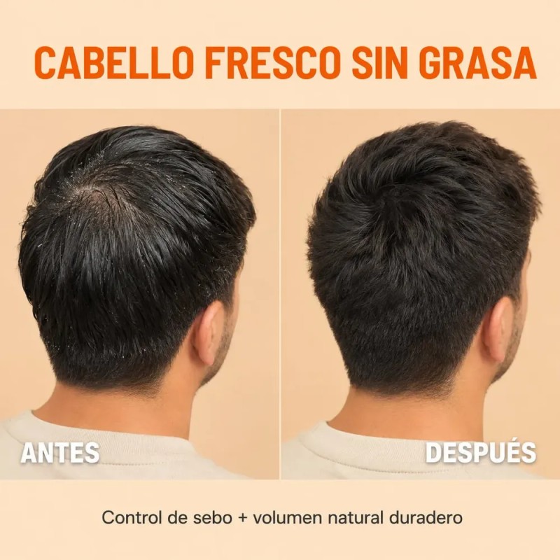 Shampoo Sin Sal Shampoo Hombre Control De Grasa Profesional