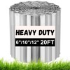 Tandefio Corrugated Metal Garden Edging 12 in x 20 ft