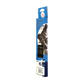 Atl Lapiz Graduado Grafito Sin Madera 6b C/6 Pzas