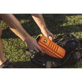 TriggerPoint 22131 Grid Travel, Orange, Length: 10.0 inches (25.5 cm), Compact Size, Myofascial Release