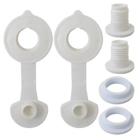 2 Packs Cooler Drain Plug Replacement for Colemen Coolers-1" Shaft Length Cooler Drain Plug Kit,Cooler Parts Accessories Fits Most Coolers Update by Icelily