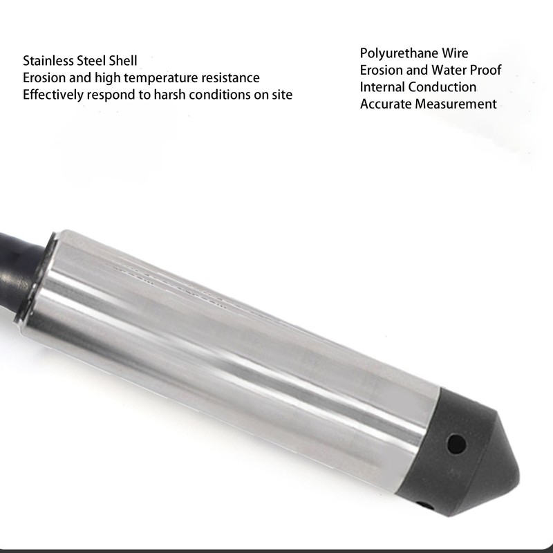 Throw in Type Liquid Level Sensor Stainless Steel Probe Integrated