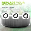 4 Pcs Silicone Connector Seals Gaskets Inlet & Outlet Seal