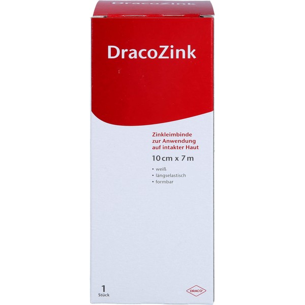DracoZink Zinkleimbinde 10 cm x 7 cm, 1 pcs. Bandage