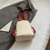 AnBlack Mini Court Backpack With Cherry Print,Stylish Daypack Purse Handbag