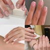 120 Pcs French Tip Press on Nails Short Square Fake