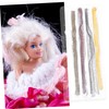 Baluue 2sets Doll Eyelashes Diy Kit Non-toxic Lashes for Doll