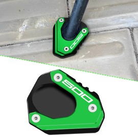 Modeer For Ka.wasaki Ninja 400 Z400 2018~2024 NINJA 500 2024 Motocycle CNC Kickstand Side Stand Enlarge Extension Pad ninja500 Accessories (ninja 500-green)