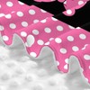 Pink Black Bow Polka Dot Car Seat Canopy Cover, Universal