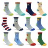 SkiBeaut Toddler Socks 12 Pairs Non Slip Kids Socks with