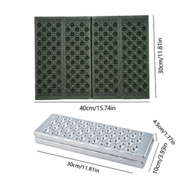 Fordable Sit Pad, Foam Sit Pads for Backpacking, Portable Hiking Seat Pad, Comfortable Stadium Seat Cushion Non-slip Collapsible Mat for Picnic Outdoor Camping (Green)