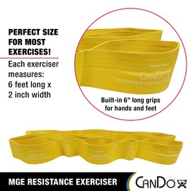 CanDo Multigrip - Ejercitador de 6 pies, XXX-Heavy, Color Dorado