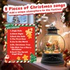 Christmas Snow Globes, Light Up Snow Globe with 6H Music
