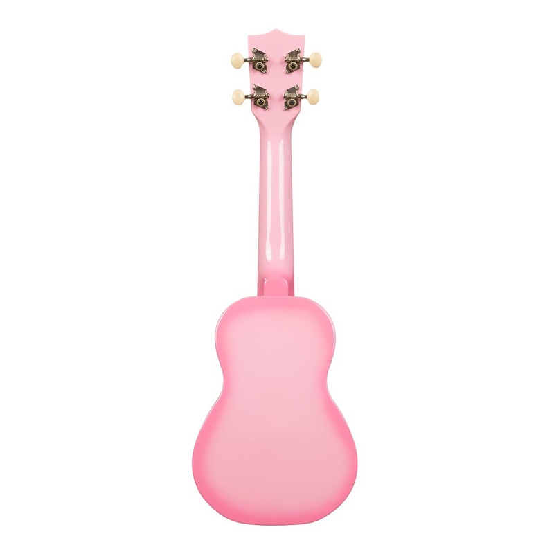 Pink Burst Soprano Dolphin Ukulele