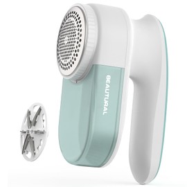 BEAUTURAL BEAUTURAL Fabric Shaver and Lint Remover, Rechargeable Sweater Defuzzer with 2 Speeds, 1 Replaceable 6-Leaf Blade, Remove Fuzz, Lint Balls, Pills, Bobbles for Clothes and Furniture