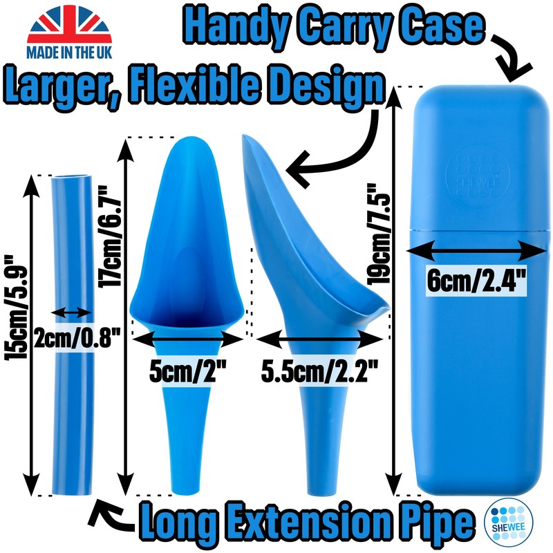 SHEWEE Flexi + Case – Reusable Pee Funnel – A