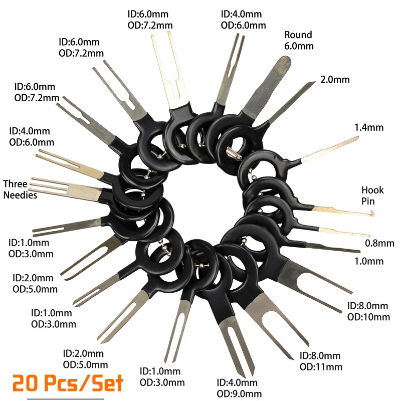 AUTOXBERT 52x Terminal Removal Tool Kit Extractor Pin Car Wire