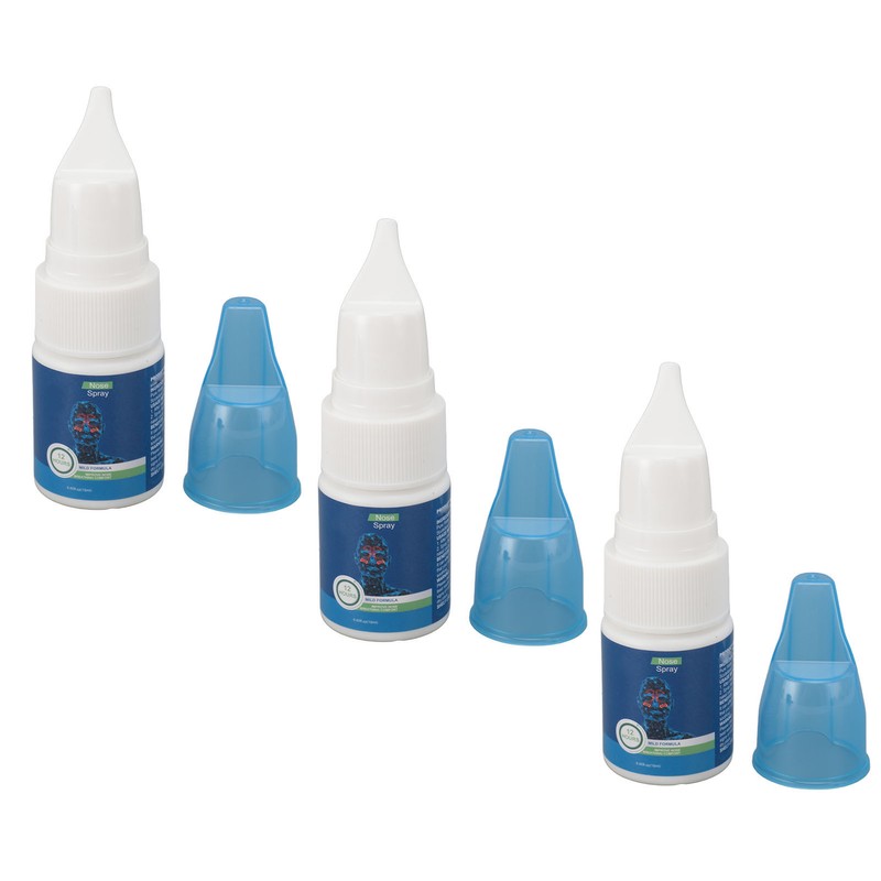 3Pcs Nasal Spray 18ml Gentle Fine Mist Allergy Relief Nose