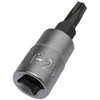 Aerzetix: T25 Torx screwdriver bit on 1/4" square drive socket.
