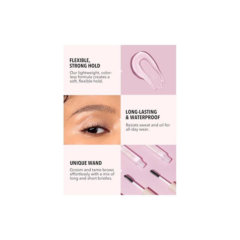 SHEGLAM Fijador de Cejas de Larga Duración - Gel Transparente