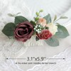 Fangsen Boho Silver Wedding Festival Headpiecer Floral Headpiece for Brides