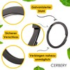 Cerbery - Hardened Steel Key Ring Set - 5 x