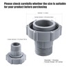 Lyreh 4pcs Swimming Pool Drain Fitting for Coleman, 2pcs Coupling