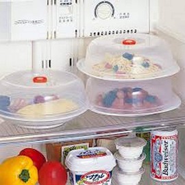 JapanBargain, Japanese Microwave Plate Cover Easy Grip Microwave Splatter Guard Lid With Steam Vent Dishwasher Safe Made in Japan, 9-inch, 10 Pack