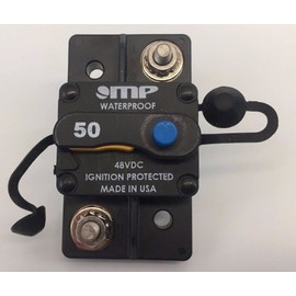 Mechanical Products 50 Amp Surface Mount Circuit Breaker Manual Reset DC - USA