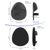 Manmihealth Silicone Back Scrubber (Thick Bristles) & Bath Glove &