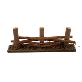 Small Nativity Set Fence 5.5 x 1.1 x 1.8 | Beautiful Handcrafted Christmas Heirloom | Made In Italy | Village Nativity Accessory | Home Decoration for Christmas
