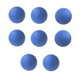 4 Pairs Blue, Sponge Golf Balls, Soft Foam Practice for Indoor & Outdoor Golf Training, Colored Bulk Practice Golf Balls