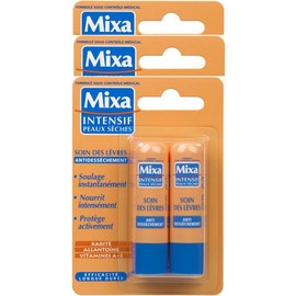 Mixa Intensive Dry Skin of the lips Anti- Essechement 2x 4.7 ml (3-Pack)