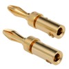Banana Plug Connector Corrosion-Resistant Banana Connector for Audio Video Amplifier