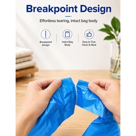 Large Adult Diaper Disposal Bags with Wall Mount Storage Box,96 Pcs (23"x18") Diaper Sacks, Adult Diaper Disposal Bags & Travel Diaper Trash Bags,Odor-Proof Incontinence Disposal for Adult-Blue