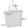Kitamura BN0001 Canvas Tote Bag, Compatible with A4 Size, light