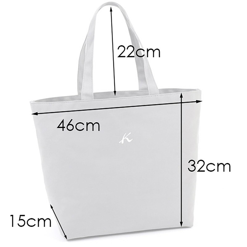 Kitamura BN0001 Canvas Tote Bag, Compatible with A4 Size, light