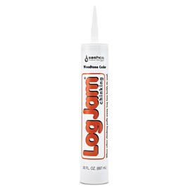 Sashco Log Jam Acrylic Latex Chinking Caulk, 30 oz Cartridge, Woodtone Cedar (Pack of 1)