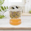 Pickles Jar Dry and Wet Dispenser Pickles Olives Hourglass Jar