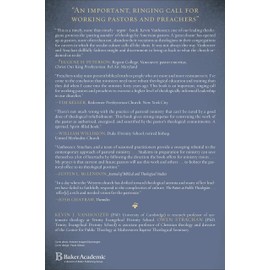 The Pastor as Public Theologian: Reclaiming a Lost Vision