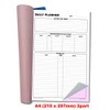 Cherry Carbonless Daily Planner Duplicate Book A4 | 50 Duplicate