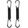 BRAVESHINE Carabiner Double Head with Carabiner, Plastic Bottle, Zack, Paracord,