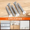 MewuDecor #6 x 3/4" Flat Head Wood Screw, Sheet Metal